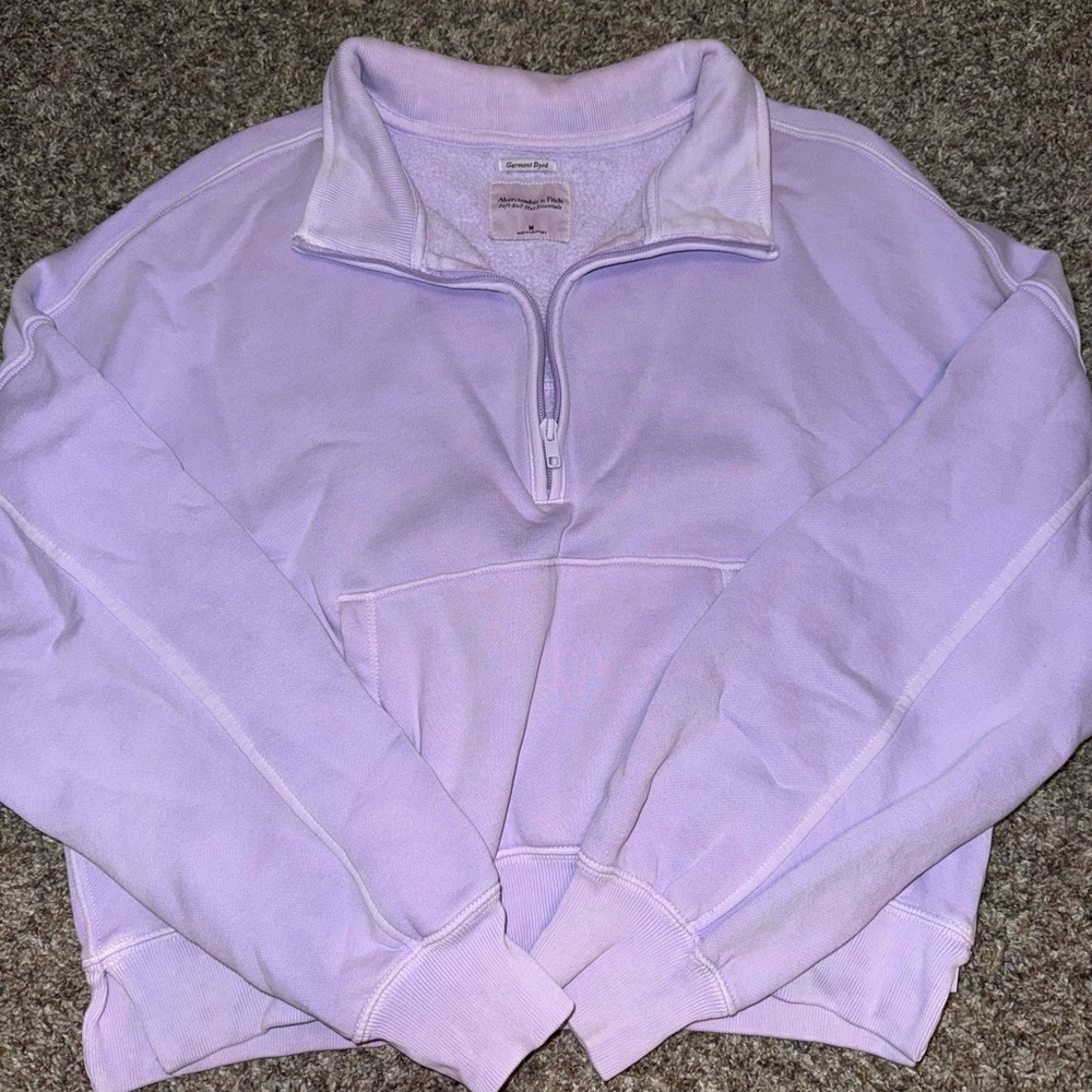 Abercrombie & Fitch Purple Zip Up